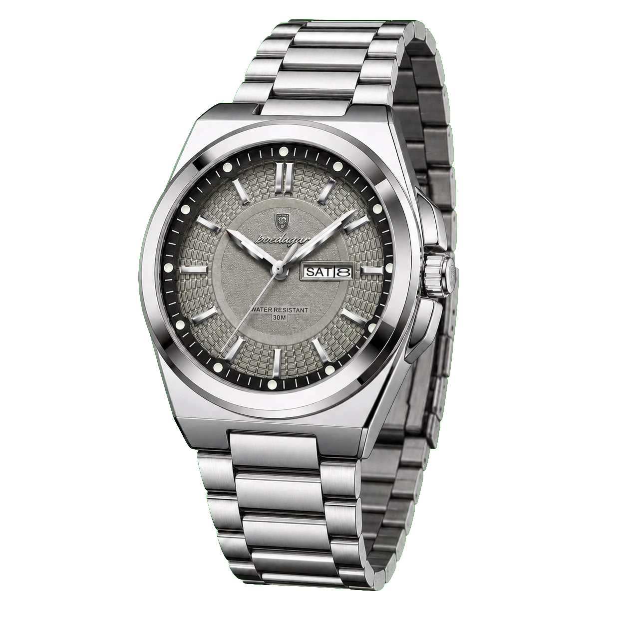 Montre POEDAGAR 896 Argent Gris