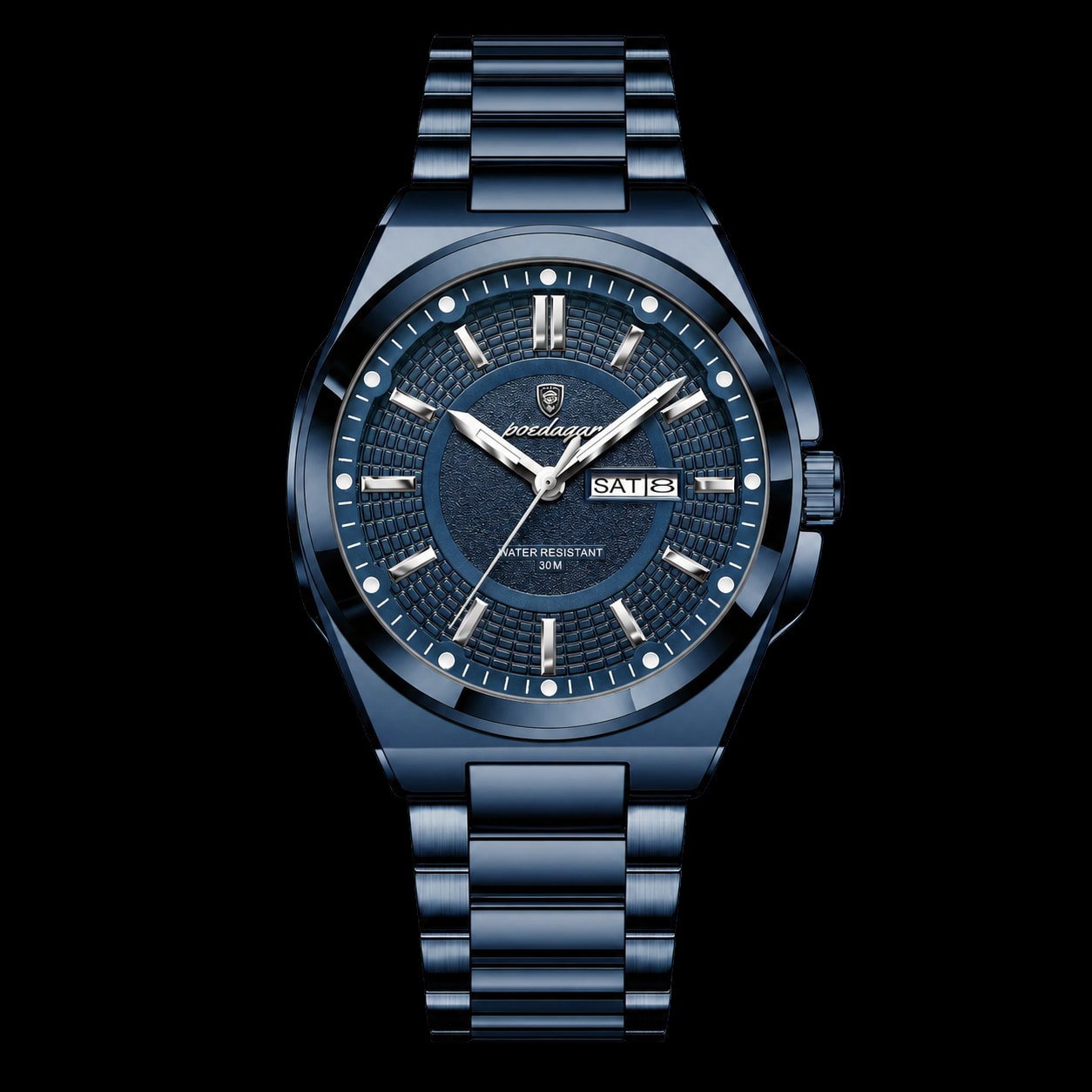 Montre POEDAGAR 896 Bleu en studio